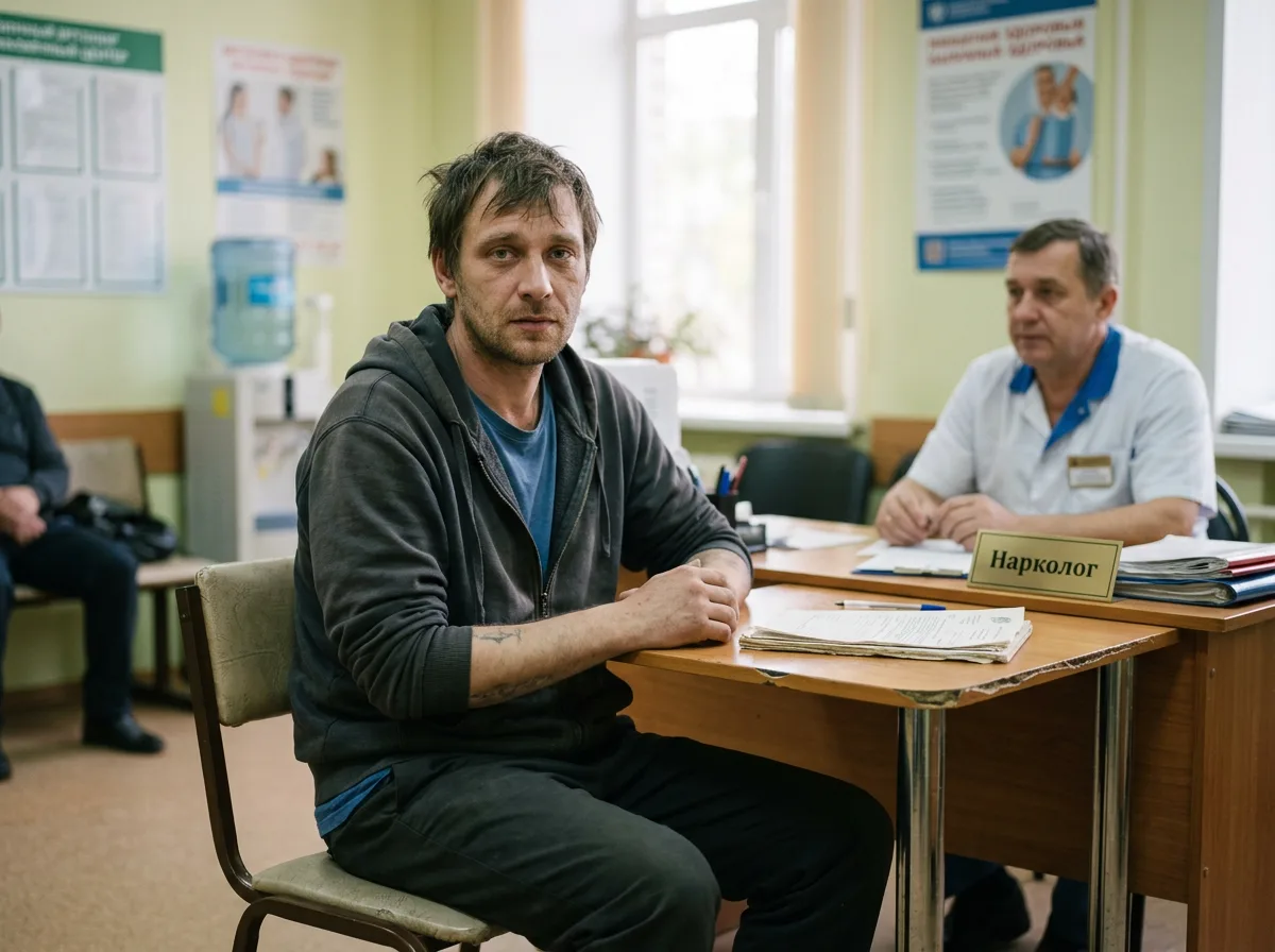 Аватар — мужчина, пациент нарколога, 35 лет